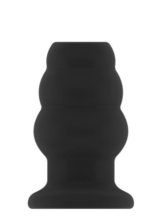 Ouch! Zatyczka anatomiczna z tunelem, średnia, model No.50, czarna