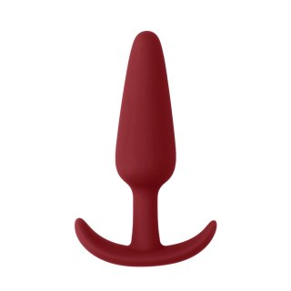 Shots Toys Korek anatomiczny cienki silikonowy, czarny