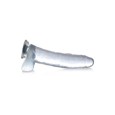 Curve Toys Crystal Clear Model 28 cm z mocną przyssawką