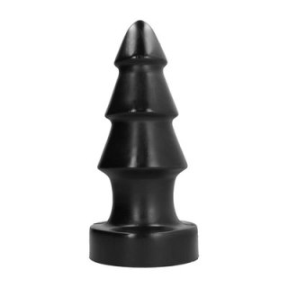 All Black AB45 stożkowy korek z rowkami 40 cm czarny