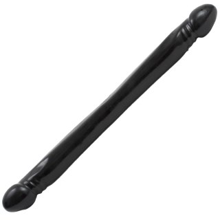 Doc Johnson Double Header dwustronny model wąski 45 cm biały