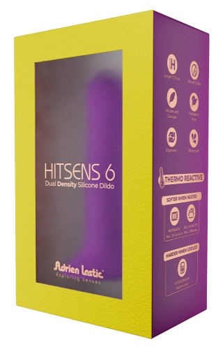 Adrien Lastic Hitsens 6 model silikonowy, elastyczny, fioletowy 13,5 cm