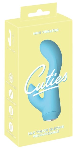 Cuties Mini Wibrator 4. Generacji 10 Trybow Niebieski 13,7 cm