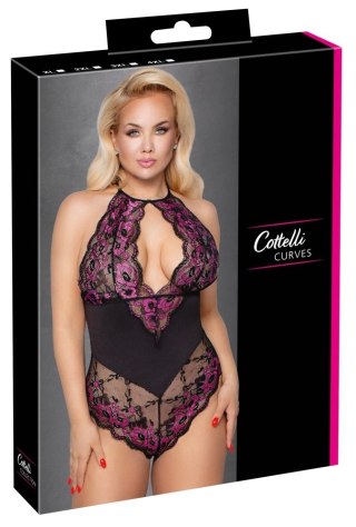 Cottelli Curves Body Kwiatowe Koronka Dwukolorowe 3XL
