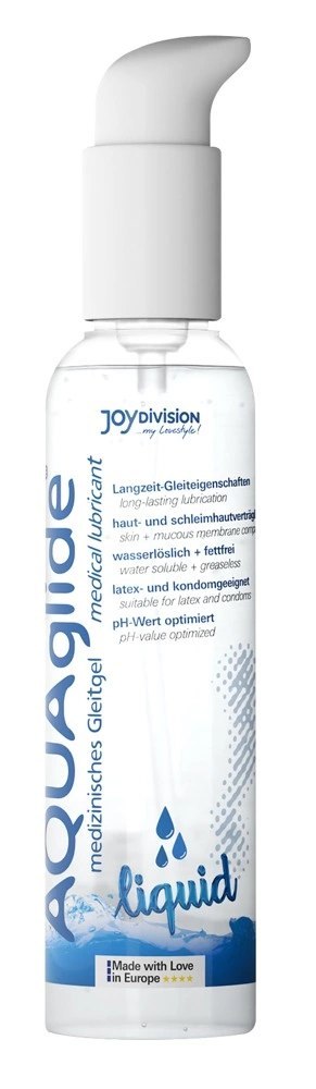 Aquaglide Żel nawilżający wodny 250ml, kompatybilny z akcesoriami