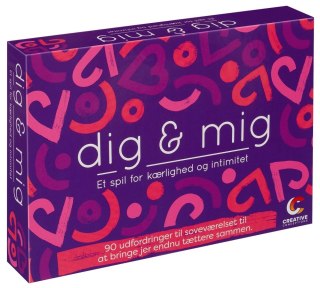 Dig & Mig Gra karciana dla par wersja duńska 90 kart zadań
