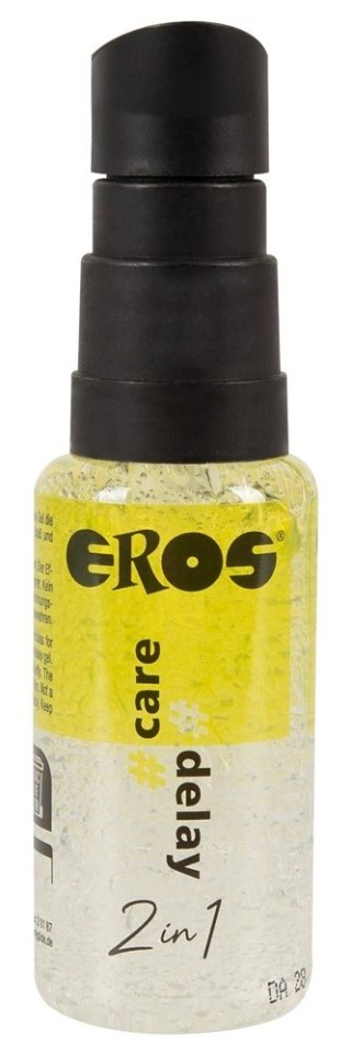 EROS Care & Delay żel intymny 2w1 z pantenolem i miętą 30 ml