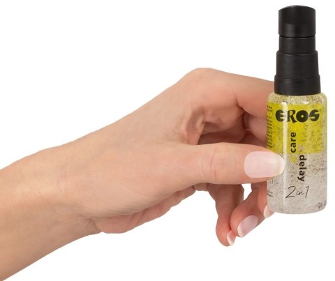 EROS Care & Delay żel intymny 2w1 z pantenolem i miętą 30 ml