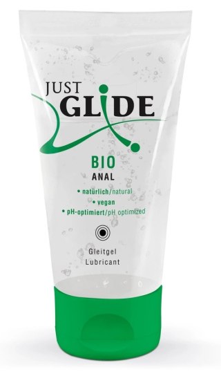 Just Glide Bio Anal Żel nawilżający wodny 50ml - formuła organiczna