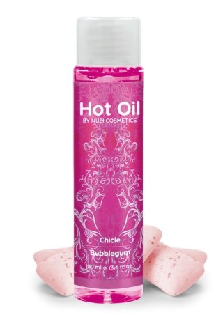 NUEI Hot Oil Olejek do Masażu Guma Balonowa 100ml, rozgrzewający