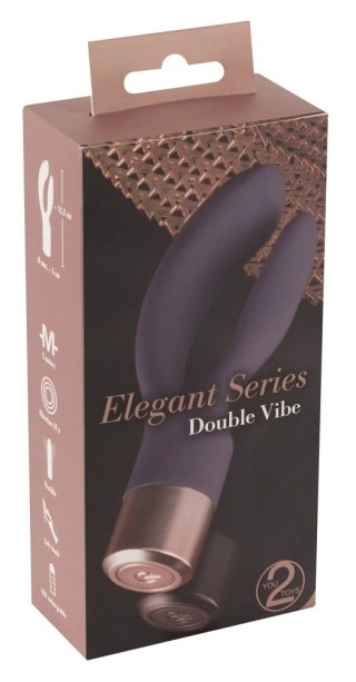 Elegant Series model Rabbit - kompaktowy masażer wielofunkcyjny 15 cm