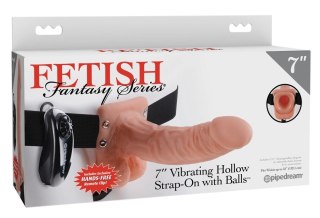 Fetish Fantasy Series Strap-On model zakrzywiony cielisty 18,9 cm