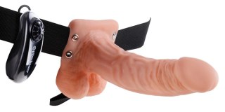 Fetish Fantasy Series Strap-On model zakrzywiony cielisty 18,9 cm