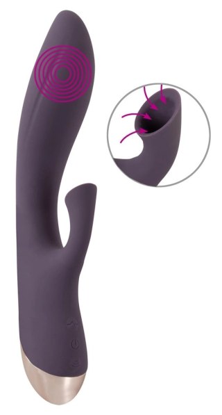 Javida Intymny Wibrator z Ssącą Przyssawką 12 Trybow Wodoodporny 21,6 cm
