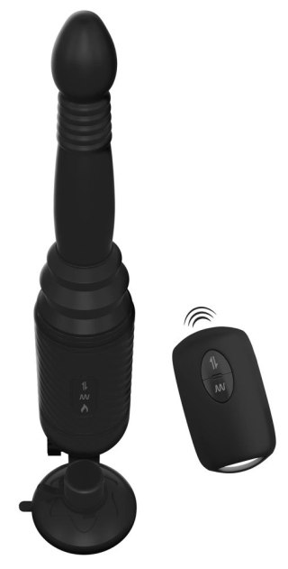 Anal Fantasy Elite Thruster czarny - wibrator z funkcją grzania i ruchem