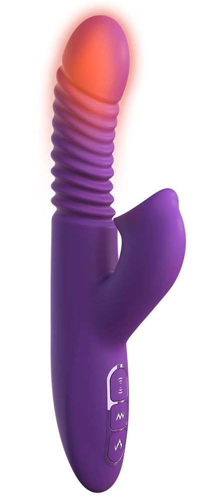 Fantasy For Her Rabbit - Model z funkcją podgrzewania, 24 cm, fioletowy