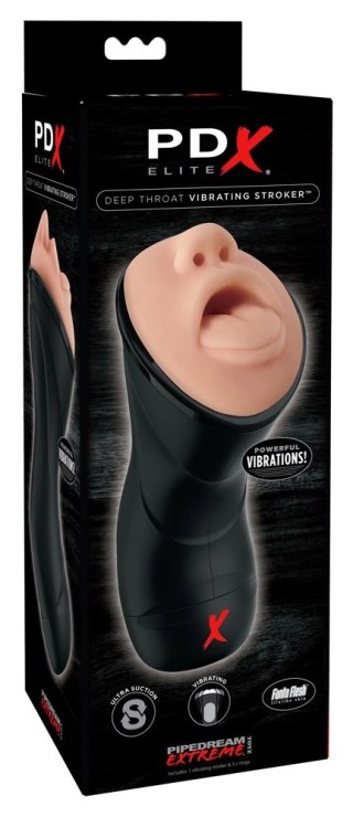 Pipedream PDX Elite Deep Throat Machine Intymna z Wibracją 24,5 cm