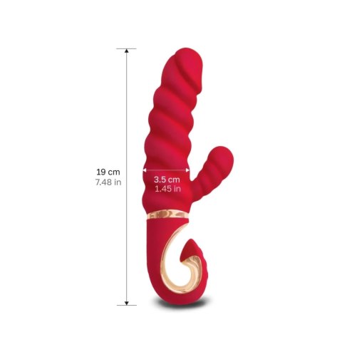 Gvibe Gcandy Mini Chilli Coral - dwusilnikowy model wodoodporny 19 cm