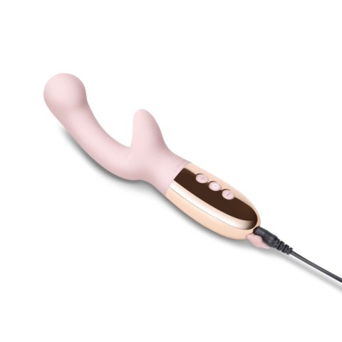 Le Wand XO Rose Gold - dwusilnikowy model z metalowo-silikonową obudową