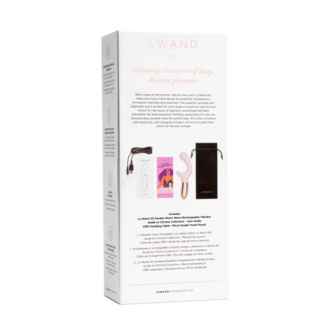 Le Wand XO Rose Gold - dwusilnikowy model z metalowo-silikonową obudową