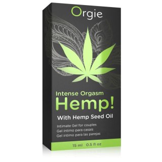 Orgie Hemp! Intense Żel stymulujący z olejem konopnym 15 ml