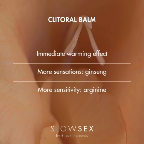 Bijoux Indiscrets Slow Sex Balsam Rozgrzewający do Delikatnych Stref 10 ml