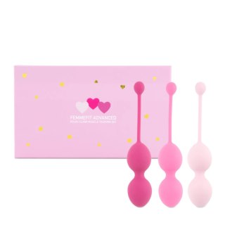 FeelzToys FemmeFit Advanced Set 3 szt. - zestaw kulek treningowych Kegla