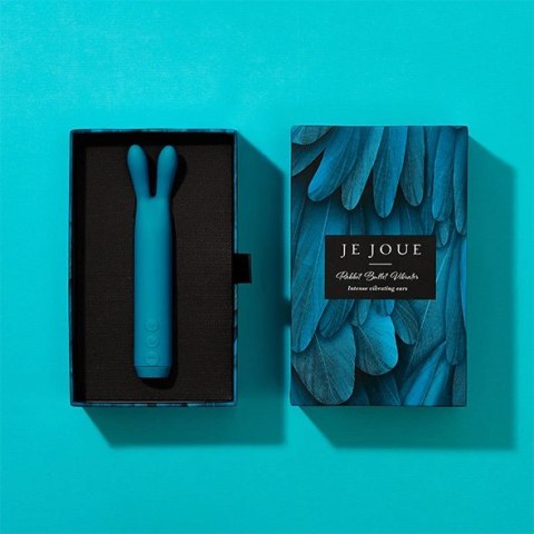 Je Joue Rabbit Bullet Teal - kompaktowy model z elastycznymi końcowkami