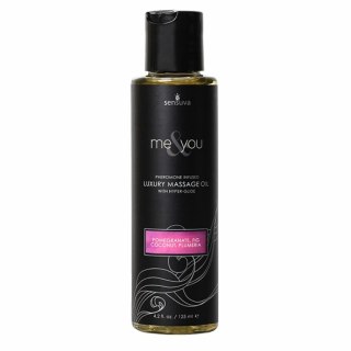 Sensuva Me & You Olejek do Masażu Granat Figa Kokos Plumeria 125ml