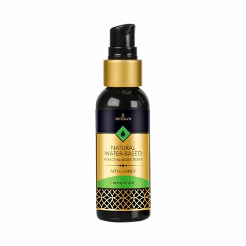 Sensuva Natural Water-Based Lubrykant Apple Candy 57ml - nawilżający żel o zapachu jabłkowej słodyczy