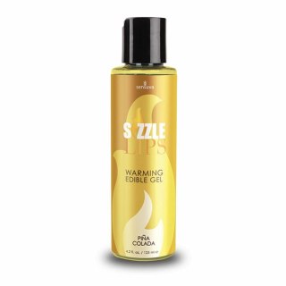 Sensuva Sizzle Lips Pinacolada żel rozgrzewający jadalny 125ml