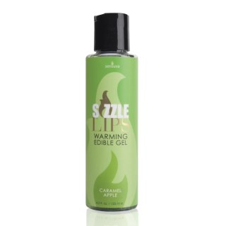 Sensuva Sizzle Lips żel rozgrzewający jadalny karmel jabłko 125 ml