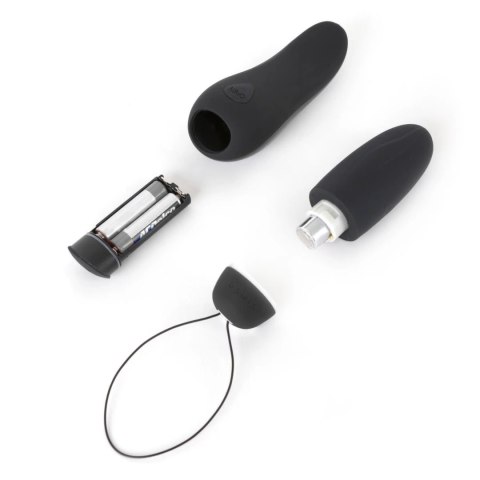 B Swish bnaughty Deluxe Unleashed Black - bezprzewodowe jajeczko, 6 trybow, silikon