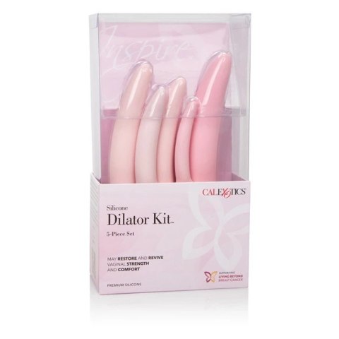 CalExotics Inspire Silicone Dilator Zestaw 5 Rozmiarow Rożowy