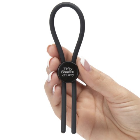 Fifty Shades of Grey Again and Again silikonowy pierścień lasso regulowany