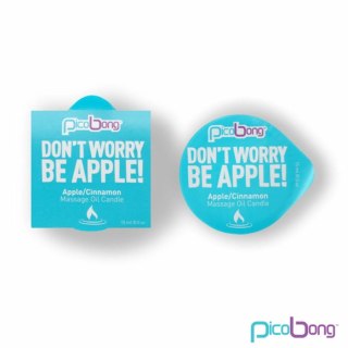 Picobong Massage Oil Candle Apple & Cinnamon 15 ml - świeca do masażu