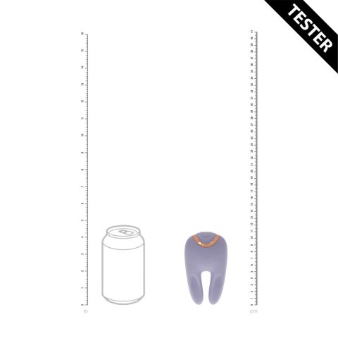 Bonnie Double-ended Tapping Vibrator Lavender Tester - 13 trybow, kompaktowy