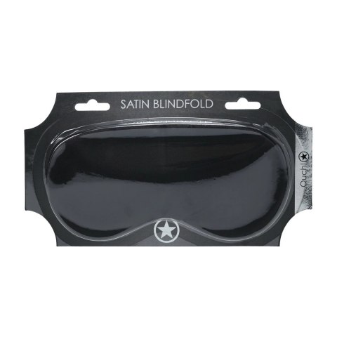 LoversPremium Satin Mask Black - satynowa maska na oczy czarna
