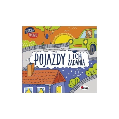 Dopasuj połówki pojazdy AWM WYDAWNICTWO
