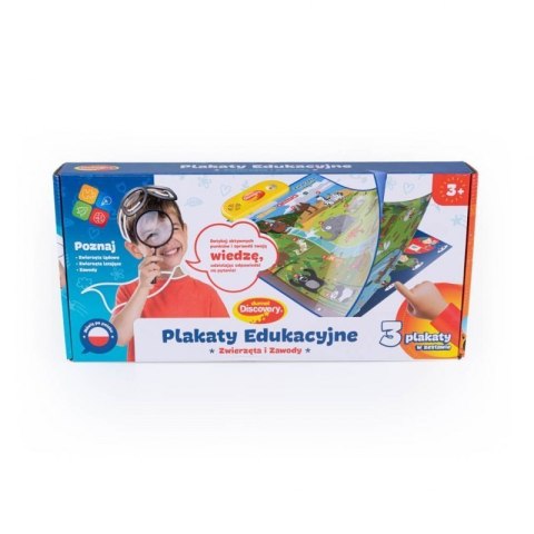Edukacyjne plakaty zwierzęta DUMEL
