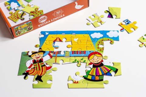 Puzzle Wioska Łowicka FOLKSTAR 30 elementów