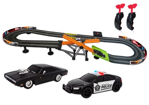 Szybcy i Wściekli tor wyścigowy z kontrolerami 3,3, m Dragon-i Toys