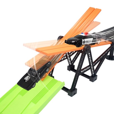 Szybcy i Wściekli tor wyścigowy z kontrolerami 3,3, m Dragon-i Toys