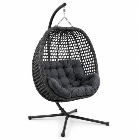 Fotel wiszący, huśtawka kokon z poduszkami DWUOSOBOWY- BOX KR46SZ