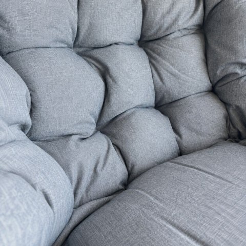 Fotel wiszący, huśtawka kokon z poduszkami DWUOSOBOWY- BOX KR46SZ